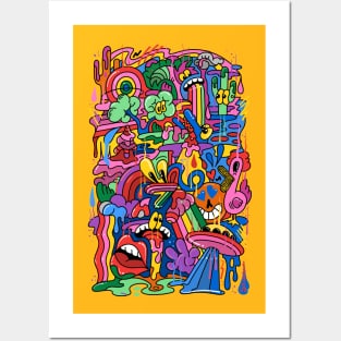 Cosmic Doodle Posters and Art